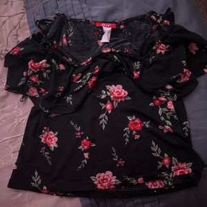 Off the shoulder blouse